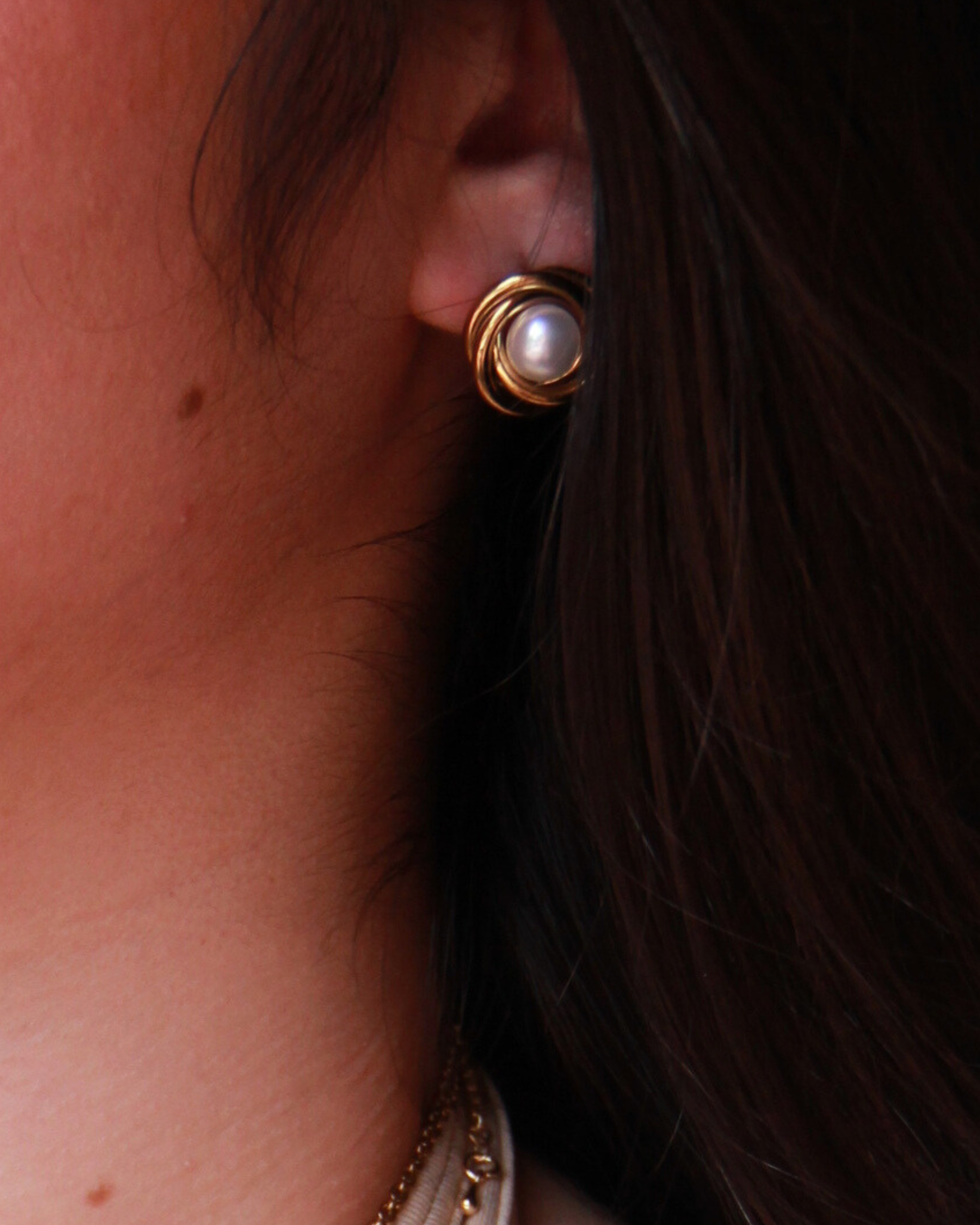 Evelina Pearl Earrings