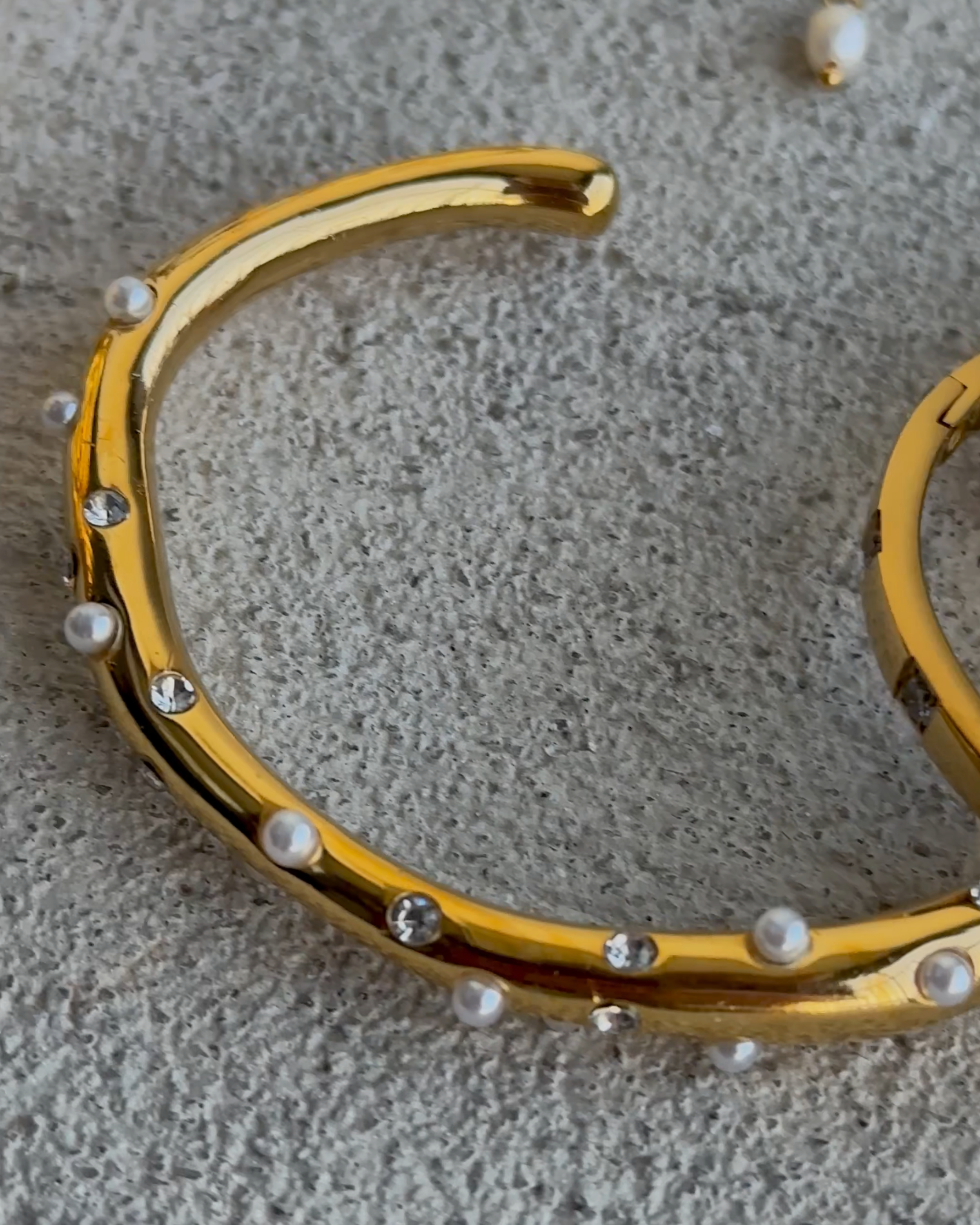 Solstice Gold Bangle Bracelet