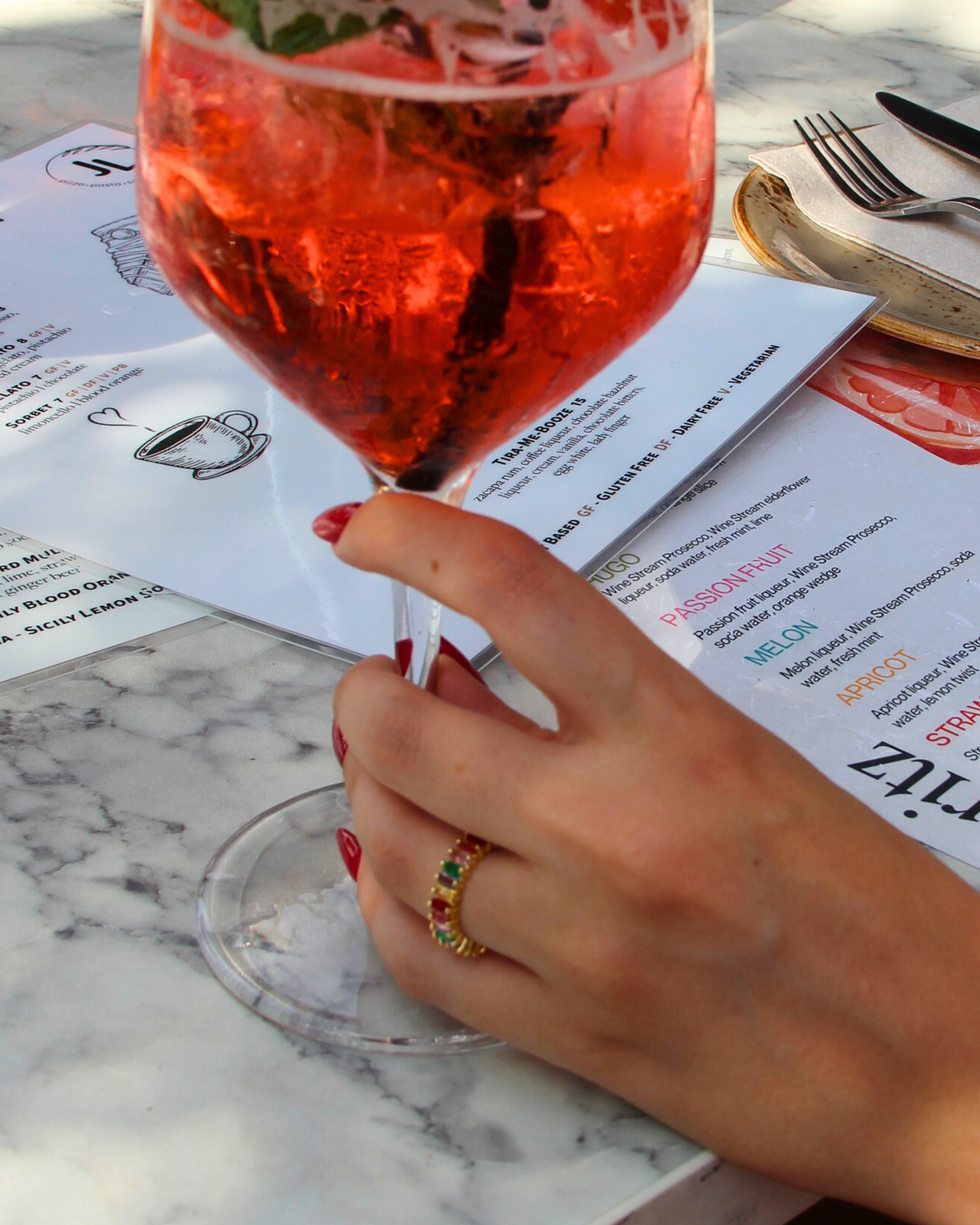 Aurora Prism Adjustable Ring