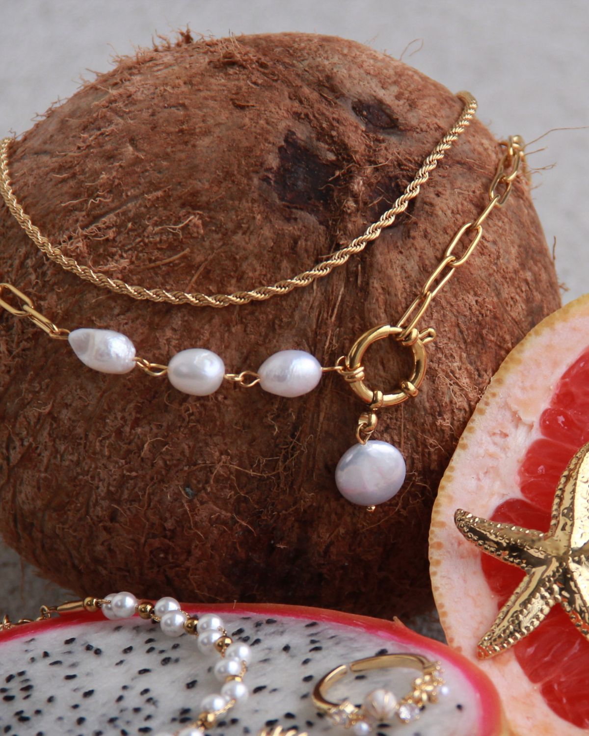 Opal Pearl Necklace