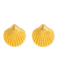 Seashell Gold Earrings