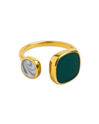 Selene Teal Ring