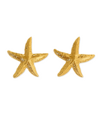 Golden Starfish Earrings