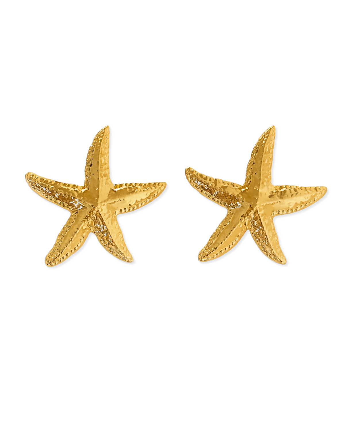 Golden Starfish Earrings