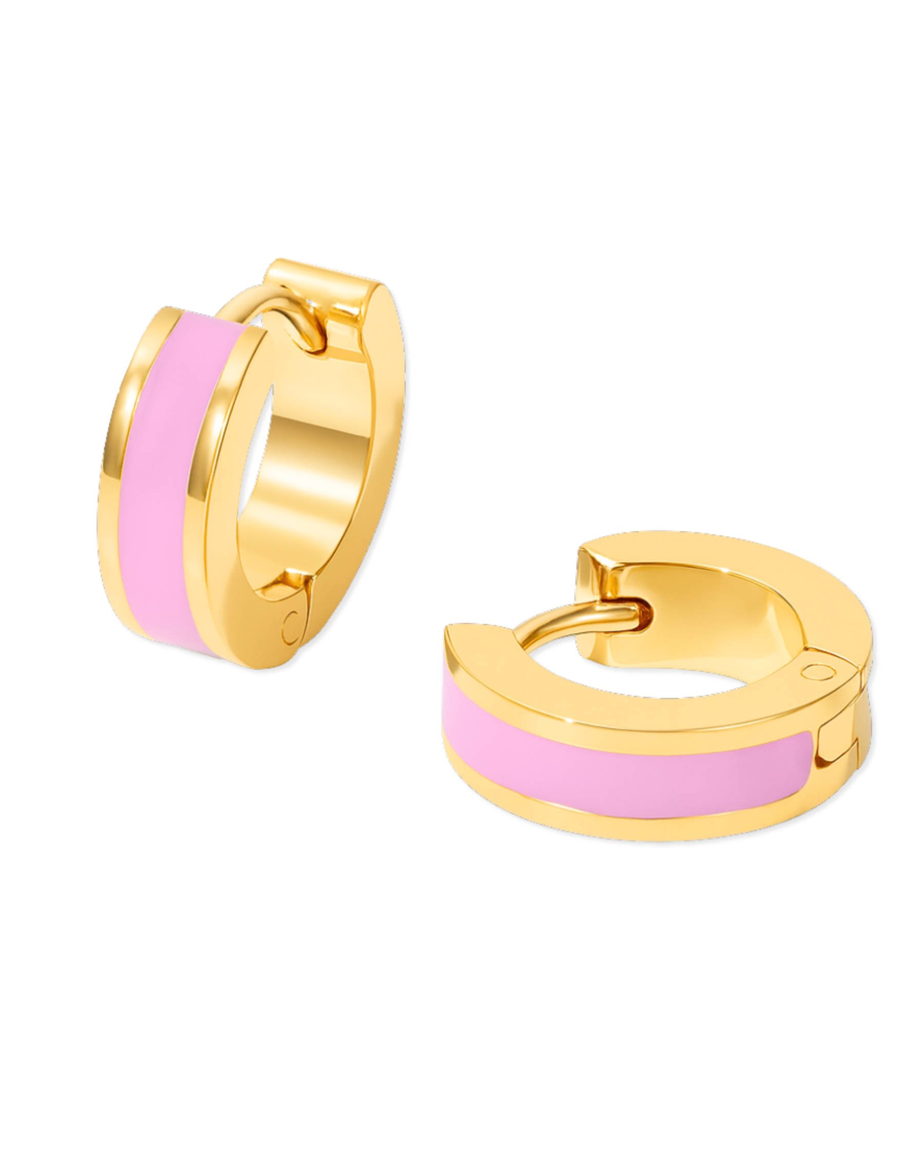 Essential Pink Huggie Earrings