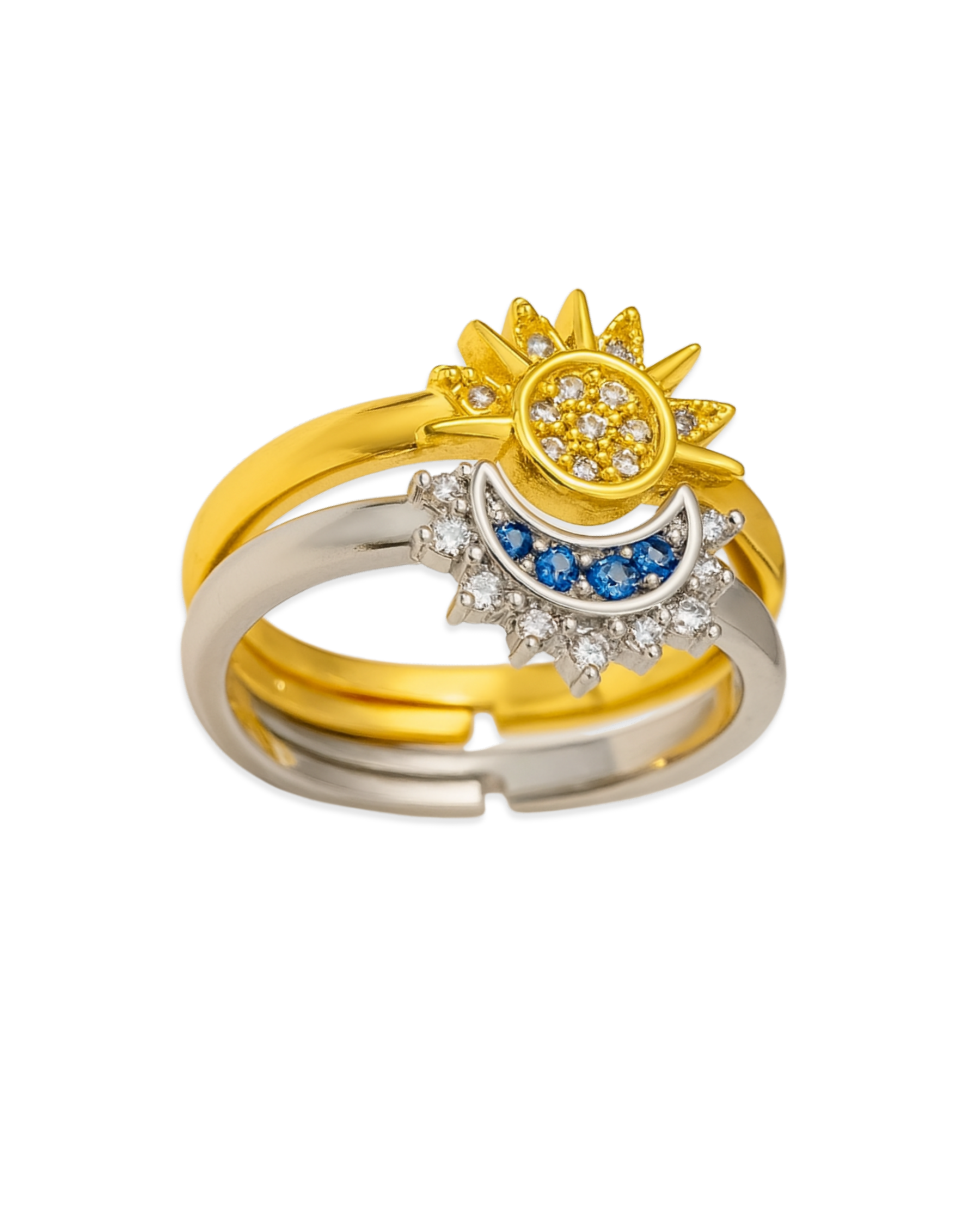 Moon & Sun Adjustable Rings