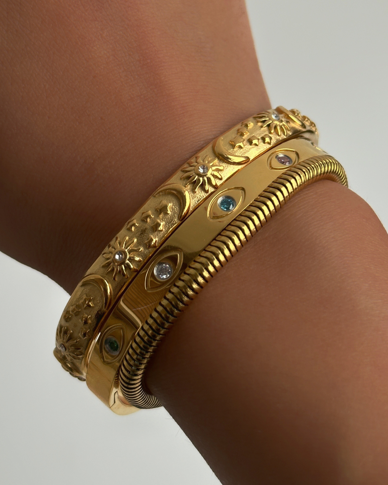 Genevieve Eye Bangle Bracelet